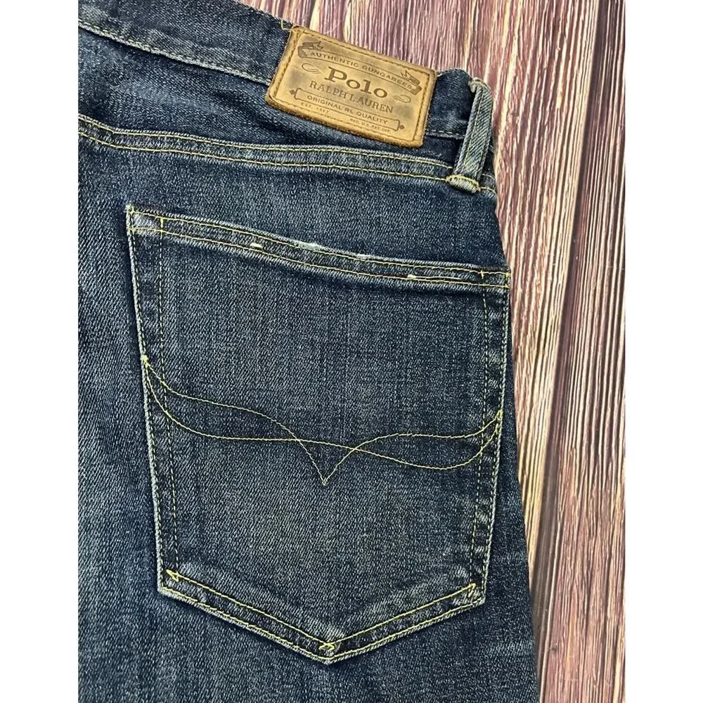 Polo Ralph Lauren Jeans Hampton Straight Stretch Mens 35x32 (Actual 36x32)
